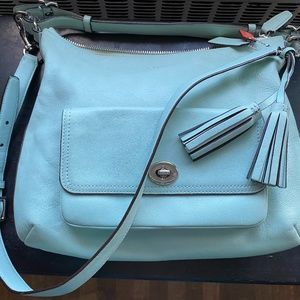 Coach Legacy Courtney Mint Leather Hobo Shoulder